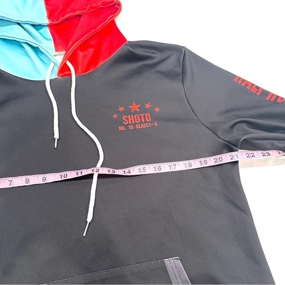 My Hero Academia Shoto Todoroki Half Cold Half Hot Zip Hoodie Sweatshirt Jacket - Picture 6 of 9